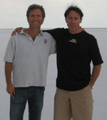 Writer Carl Hoffman and Russ Wicks