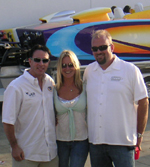Russ Wicks with Renee and Scot Conrad